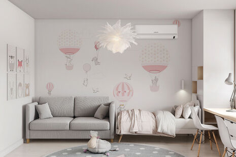 Фото № 2: Дизайн-проект детской 16.8  м² Скандинавский стиль для ЖК Московский