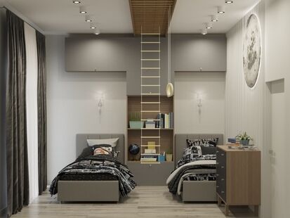 Фото № 4: Дизайн-проект дома/коттеджа 166.54  м² Стиль Эклектика для частного дома