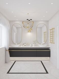 Фото № 3: Дизайн-проект дома/коттеджа 121.55  м² стиль Модернизм для этажа частного дома