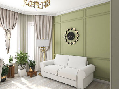 Фото № 5: Дизайн-проект дома/коттеджа 93.6  м² Стиль Современная классика для этажа частного дома