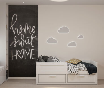 Фото № 6: Дизайн-проект двухкомнатной квартиры 48.62  м² стиль Модернизм для ЖК Московский