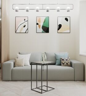 Фото № 3: Дизайн-проект двухкомнатной квартиры 42.41  м² Скандинавский стиль для ЖК Нормандия