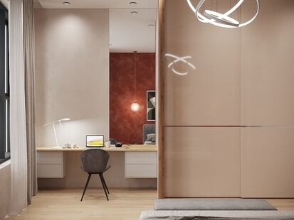 Фото № 6: Дизайн-проект пятикомнатной квартиры 281.69  м² стиль Модернизм для ЖК Русский Авангард