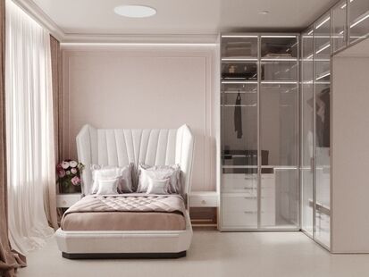 Фото № 3: Дизайн-проект трехкомнатной квартиры 64.24  м² Стиль Современная классика для ЖК Лесопарковый