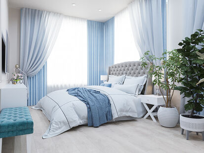 Фото № 5: Дизайн-проект четырехкомнатной квартиры 101.35  м² Современный стиль для ЖК Сердце столицы