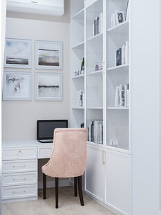 Фото № 4: Дизайн-проект четырехкомнатной квартиры 101.35  м² Современный стиль для ЖК Сердце столицы