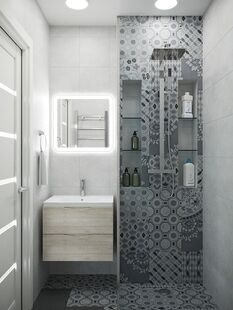 Фото № 3: Дизайн-проект двухкомнатной квартиры 62.6  м² Скандинавский стиль для ЖК Мир Митино