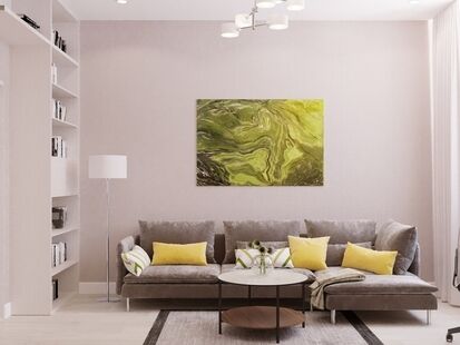 Фото № 2: Дизайн-проект двухкомнатной квартиры 61.7  м² Стиль Модернизм для ЖК Бориса Глебского