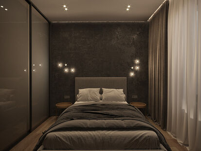 Фото № 2: Дизайн-проект двухкомнатной квартиры 54.0  м² Стиль Минимализм для ЖК Силвер