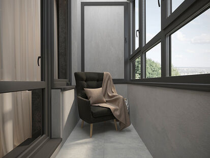 Фото № 6: Дизайн-проект двухкомнатной квартиры 54.0  м² Стиль Минимализм для ЖК Силвер