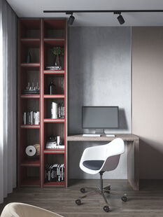 Фото № 4: Дизайн-проект двухкомнатной квартиры 71.0  м² стиль Модернизм для ЖК Изумрудный