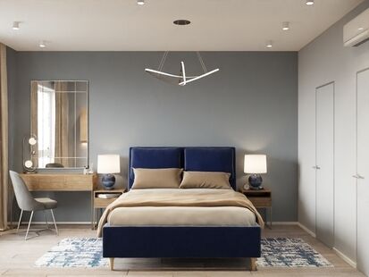 Фото № 1: Дизайн-проект четырехкомнатной квартиры 89.41  м² стиль Модернизм для ЖК Лефортово Парк