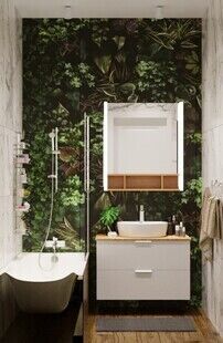 Фото № 3: Дизайн-проект двухкомнатной квартиры 50.32  м² Стиль Контемпорари для ЖК Московский