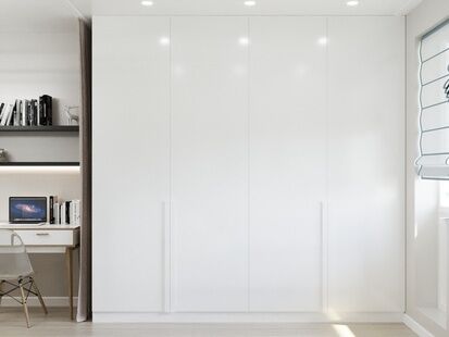 Фото № 6: Дизайн-проект квартиры-студии 18.64  м² стиль Модернизм для ЖК Московский