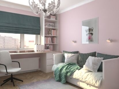 Фото № 6: Дизайн-проект двухкомнатной квартиры 60.29  м² Стиль Контемпорари для ЖК Московский