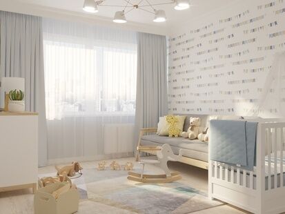 Фото № 1: Дизайн-проект двухкомнатной квартиры 62.79  м² Стиль Контемпорари для ЖК Новые Островцы