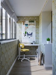 Фото № 5: Дизайн-проект двухкомнатной квартиры 61.79  м² Стиль Модернизм для ЖК Мир Митино