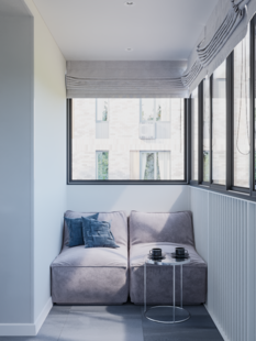 Фото № 1: Дизайн-проект двухкомнатной квартиры 61.79  м² Стиль Модернизм для ЖК Мир Митино