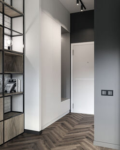 Фото № 4: Дизайн-проект квартиры-студии 29.25  м² Стиль Лофт для ЖК Green Park