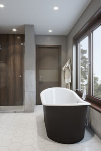 Фото № 5: Дизайн-проект пятикомнатной квартиры 113.98  м² Стиль Современный для КП Лужки-2