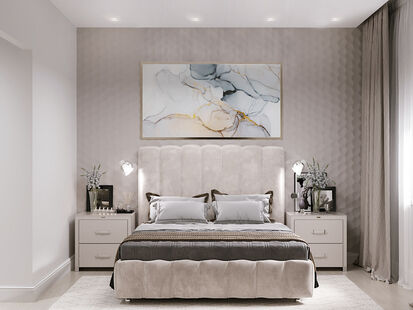 Фото № 1: Дизайн-проект трехкомнатной квартиры 84.6  м² Современный стиль для ЖК в г. Санкт-Петербург