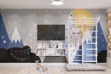 Фото № 3: Дизайн-проект трехкомнатной квартиры 84.6  м² Современный стиль для ЖК в г. Санкт-Петербург