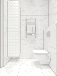 Фото № 3: Дизайн-проект однокомнатной квартиры 37.0  м² Стиль Модернизм для ЖК Царская Площадь