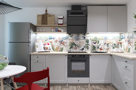 Фото № 4: Дизайн-проект однокомнатной квартиры 34.93  м² Скандинавский стиль для ЖК Московский