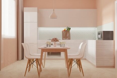 Фото № 3: Дизайн-проект двухкомнатной квартиры 60.85  м² Стиль Контемпорари для ЖК Московский