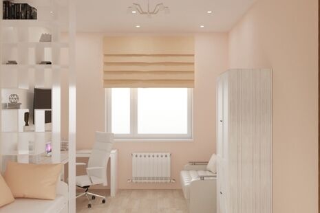 Фото № 5: Дизайн-проект двухкомнатной квартиры 60.85  м² Стиль Контемпорари для ЖК Московский