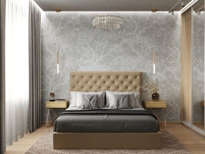 Фото № 1: Дизайн-проект двухкомнатной квартиры 58.3  м² Стиль Контемпорари для ЖК Московский Город Парк