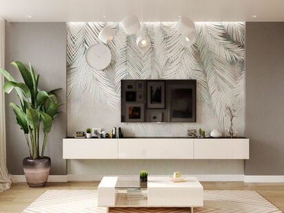 Фото № 5: Дизайн-проект двухкомнатной квартиры 68.0  м² стиль Модернизм для ЖК Микрорайон Центральный