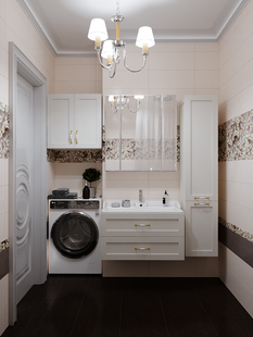 Фото № 5: Дизайн-проект двухкомнатной квартиры 62.3  м² Стиль Американская классика для ЖК Белые ночи