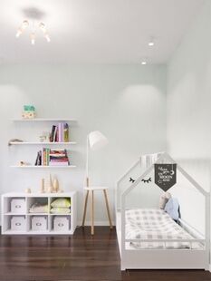 Фото № 2: Дизайн-проект трехкомнатной квартиры 60.31  м² стиль Модернизм для ЖК Ясный