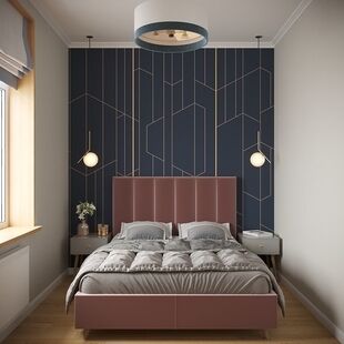 Фото № 5: Дизайн-проект двухкомнатной квартиры 55.2  м² Скандинавский стиль для ЖК Опалиха О3