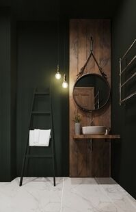 Фото № 6: Дизайн-проект однокомнатной квартиры 37.5  м² Стиль Лофт для ЖК в г. Апрелевка