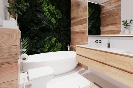 Фото № 5: Дизайн-проект трехкомнатной квартиры 82.2  м² Современный стиль для ЖК в Грузии