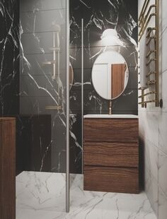 Фото № 6: Дизайн-проект однокомнатной квартиры 41.17  м² стиль Модернизм для ЖК Московский