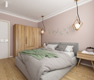 Фото № 4: Дизайн-проект двухкомнатной квартиры 39.71  м² Стиль Контемпорари для ЖК Лайф - Ботанический Сад