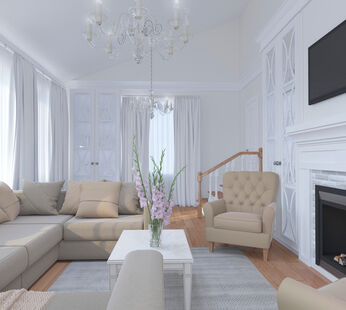 Фото № 5: Дизайн-проект дома/коттеджа 100.5  м² Стиль Современная классика для дома в г. звенигород