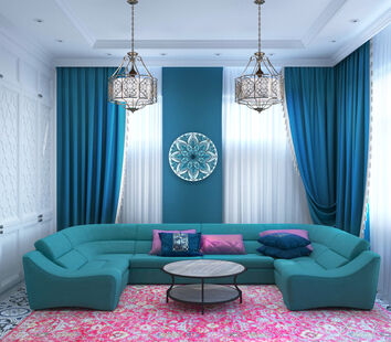 Фото № 3: Дизайн-проект дома/коттеджа 100.5  м² Стиль Современная классика для дома в г. звенигород