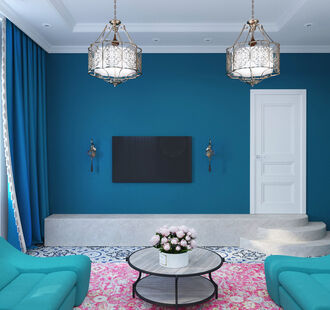 Фото № 6: Дизайн-проект дома/коттеджа 100.5  м² Стиль Современная классика для дома в г. звенигород