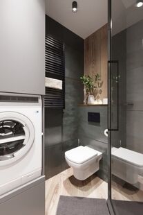 Фото № 2: Дизайн-проект двухкомнатной квартиры 64.8  м² Стиль Лофт для ЖК Селигер Сити