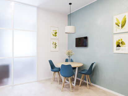 Фото № 2: Дизайн-проект двухкомнатной квартиры 60.84  м² Современный стиль для ЖК Усово Парк