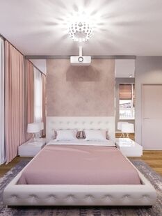 Фото № 6: Дизайн-проект четырехкомнатной квартиры 87.81  м² стиль Модернизм для ЖК Фестиваль Парк