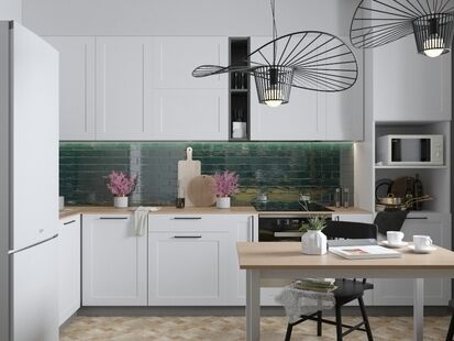 Фото № 2: Дизайн-проект квартиры-студии 28.9  м² Скандинавский стиль для ЖК в г. Пермь