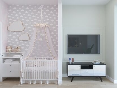 Фото № 5: Дизайн-проект однокомнатной квартиры 43.48  м² Стиль Современная классика для ЖК Скандинавский