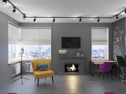 Фото № 1: Дизайн-проект дома/коттеджа 32.48  м² стиль Модернизм для этажа частного дома