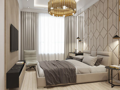 Фото № 3: Дизайн-проект дома/коттеджа 118.58  м² Современный стиль для ЖК Этажа частного дома