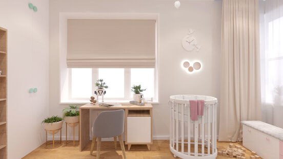 Фото № 4: Дизайн-проект двухкомнатной квартиры 75.6  м² Современный стиль для ЖК Первый Московский